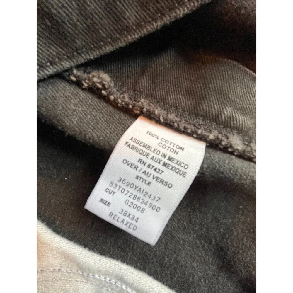 Vintage Y2K‎ Polo Ralph Lauren Flag Jeans Men's Black Stonewash 38 Waist Relaxed